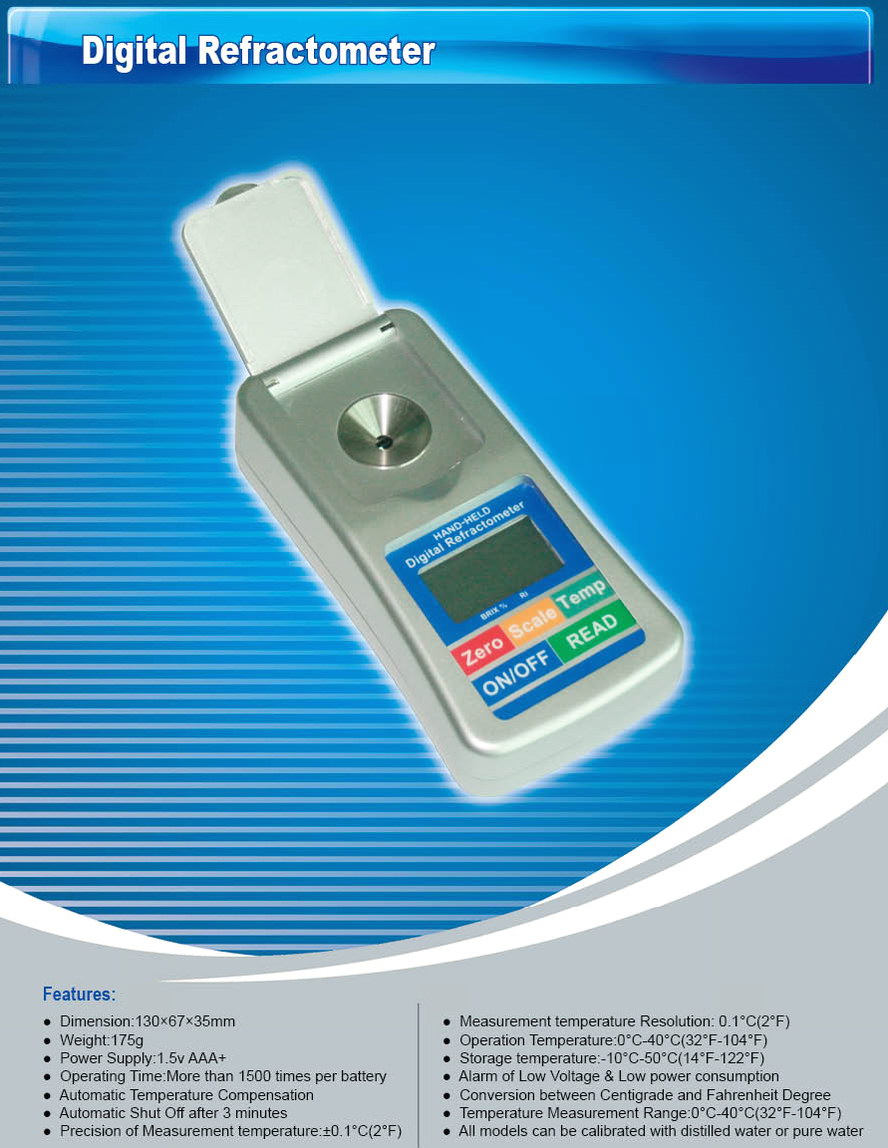 portable digital refractometer