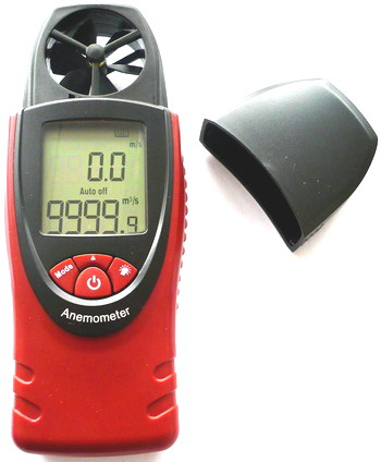 8020 Handheld Digital Anemometer Temperature Meter, Air Speed, Temperature  Meter C/F, Thermometer