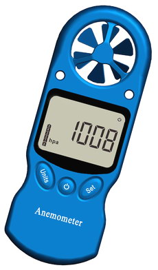 Anemometro professionale 3N1